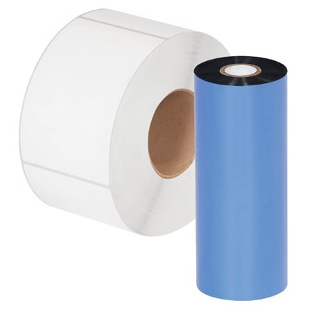 Bsc Preferred 7.09'' x 1476' Black Zebra Thermal Transfer Ribbons - Wax, 12PK THT118